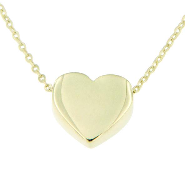 14k gouden ketting met hart