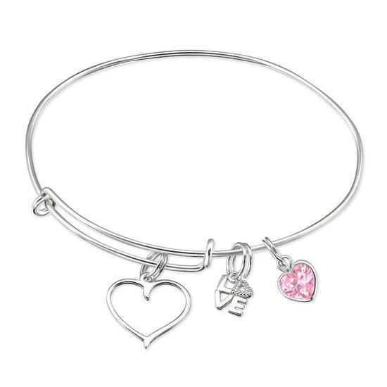 Bangle armband liefde 925 zilver