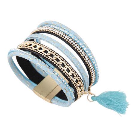 Bohemian Armband Blauw