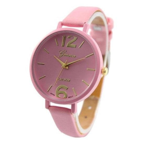 Geneva horloge roze