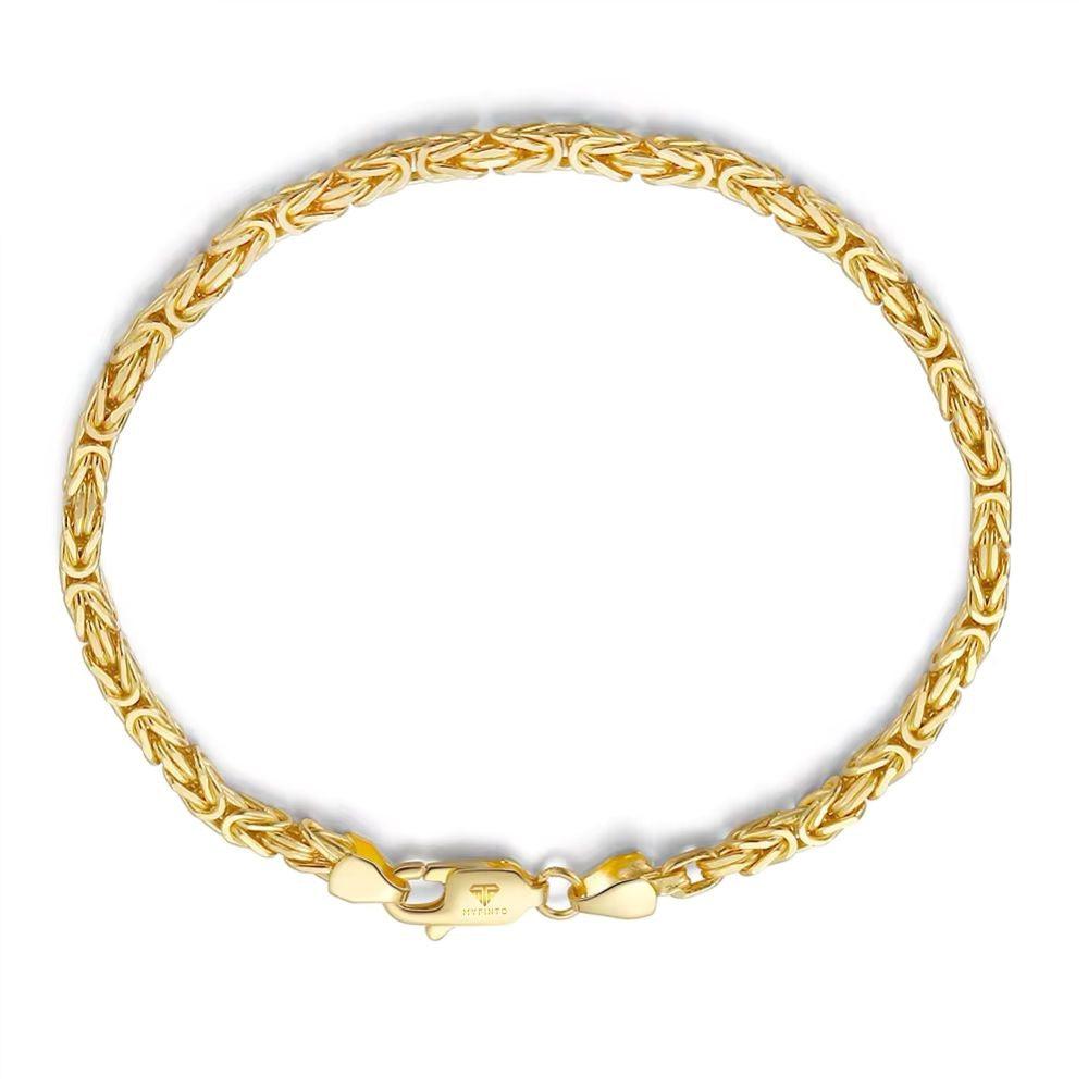 Goldplated armband  Byzantijnse Schakel 