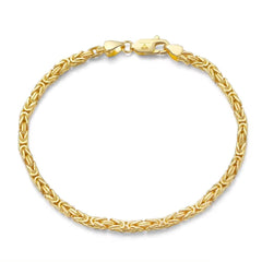 Goldplated armband  Byzantijnse Schakel 